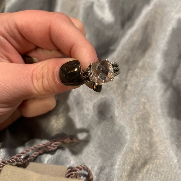 Authentic Petite Wheaton Ring Morganite - Picture 2 of 6